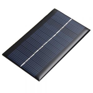 6V-1W (160mA) Solar Panel 110x60 (Water Proof)