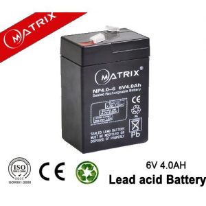 6V 4A Sealed Pb-acid Battery (Matrix)
