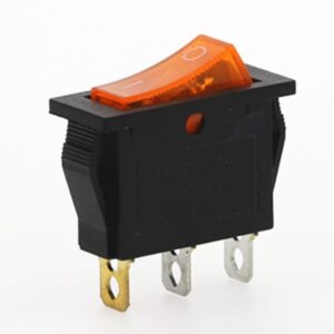 ON/OFF Rocker Switch with 230VAC Bulb (Medium) KCD3-3P