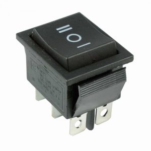 6 pin ON/OFF/ON Push type Switch (Large)