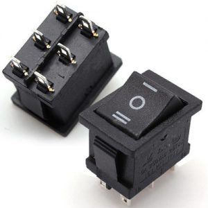 6 pin ON/OFF/ON Rocker Switch (Large) KCD4