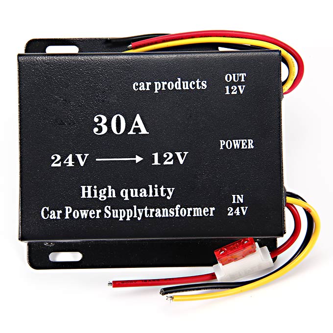 30A 24V DC to 12V DC Car Power Converter Supply Electronic Components