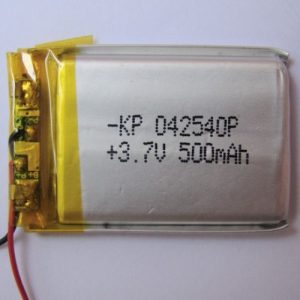 3.7V 500mAh Li-Polymer Battery (Lipo) 502540