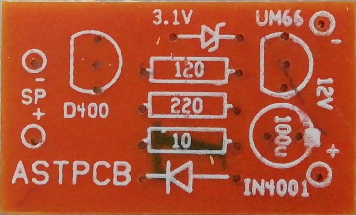UM66 Music Circuit PCB (12VDC) Electronic Components Parts Shop Sri Lanka