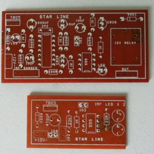 INFRA-RED Gate Alarm Circuit PCB