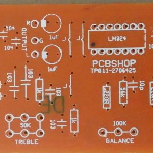 Stereo Pre Amplifier (LM324) 12V-30V Dual supply