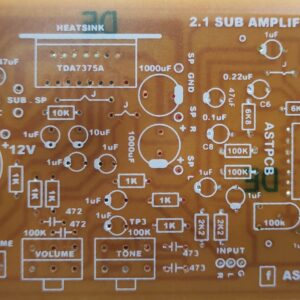 2.1 Subwoofer Amplifier TDA7375A
