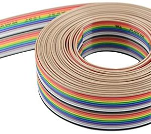 12 wires Rainbow Color Flat Ribbon wire (Copper)
