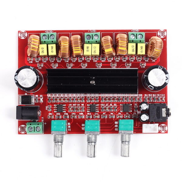 TPA3116D2 2x50W + 100W 2.1 Digital Class D Subwoofer Amplifier Board DC12V-24V (XH-M139)
