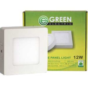 Cool White ECO Surface/Sunk Square Panel Light  6W 12W 18W 24W (Green Electric) 2Yrs warranty