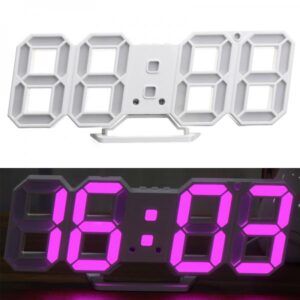 3D Led Digital Alarm Clock Time, Date, Temperature, Auto Brightness adjust