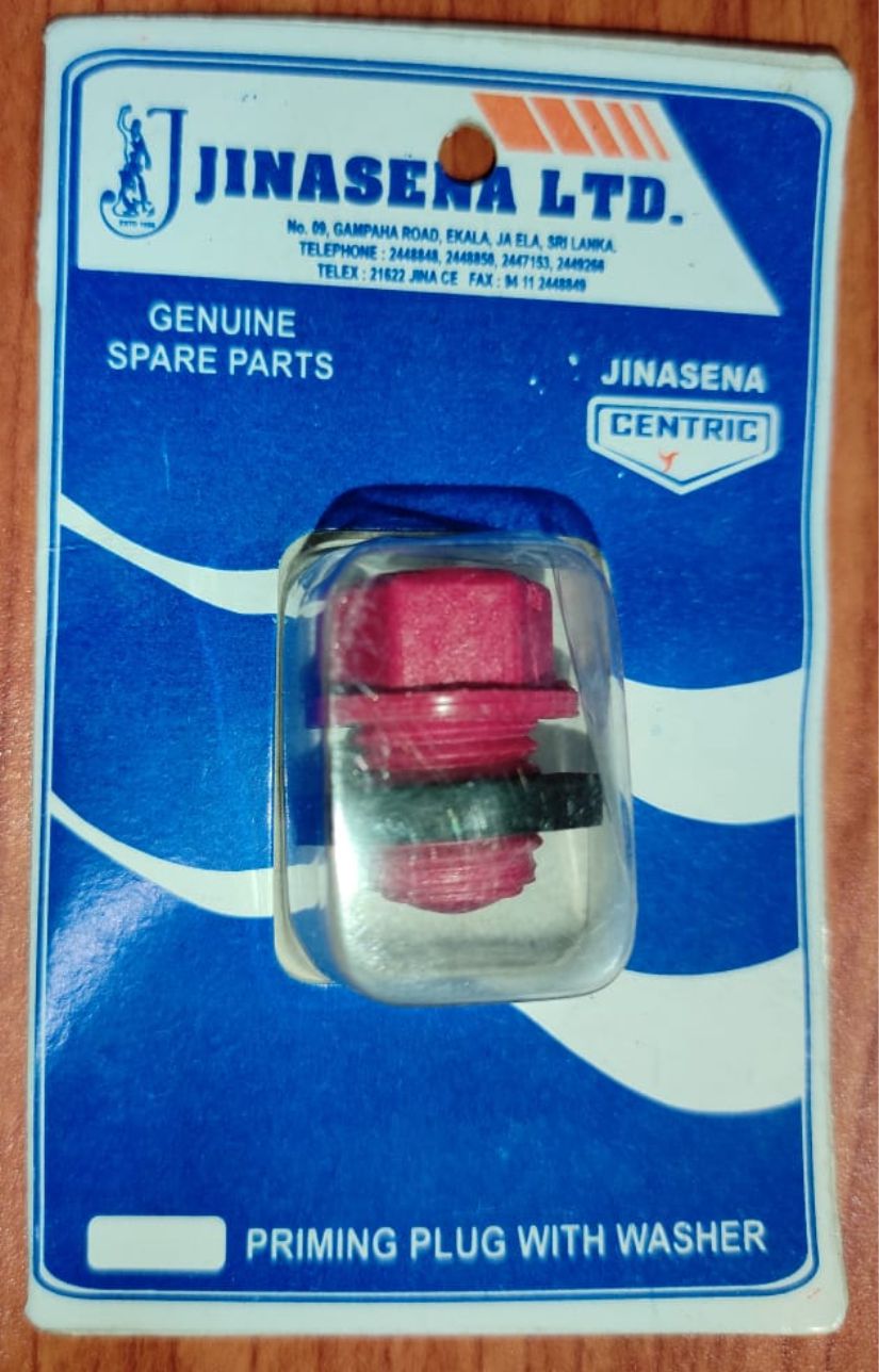 Priming plug with washer 16mm Jinasena Electronic Components Parts