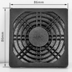 80mm Cooling Fan Guard (plastic) with Filter